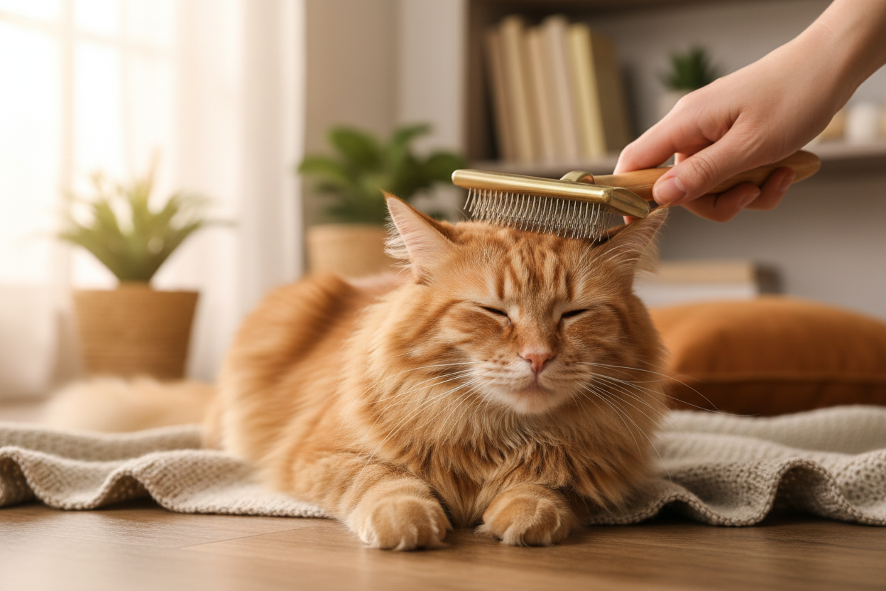 Grooming Cat